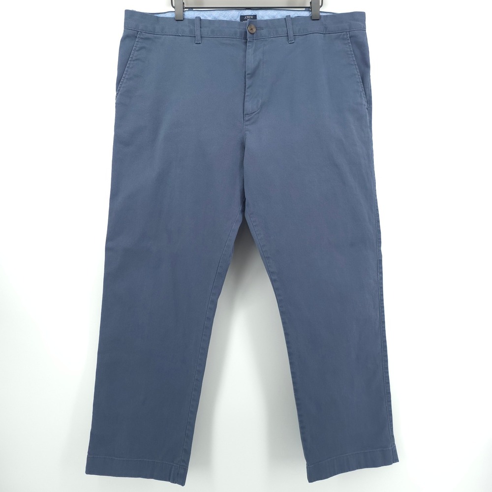 J.Crew Original Chino Mens Straight Pants 38x30 Blue Classic Casual